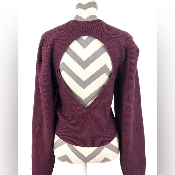 NWT - Free People Saffron Open Back Sweater - Size S - Picture 6 of 10